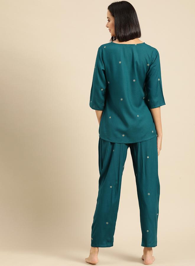 Take Two Women 3/4 Sleeves Top and Pyjama Set - Image 3